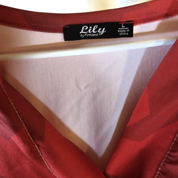 2/$20 Lot 2 Lily Sz L Tunic Tops - Picture 2 of 11